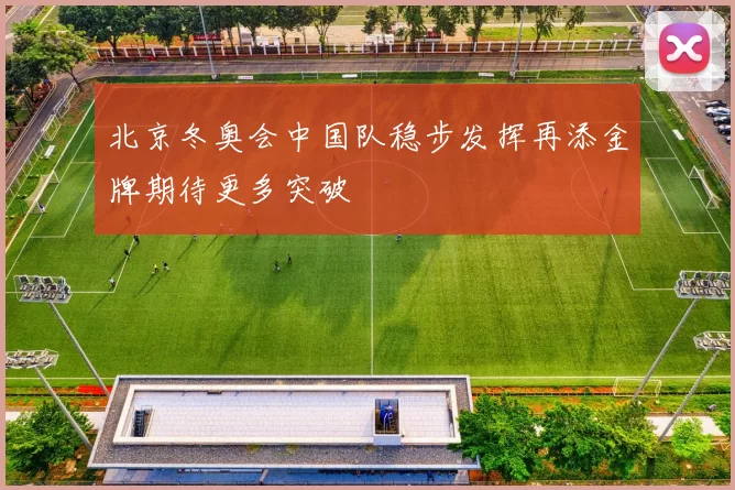 北京冬奥会中国队稳步发挥再添金牌期待更多突破