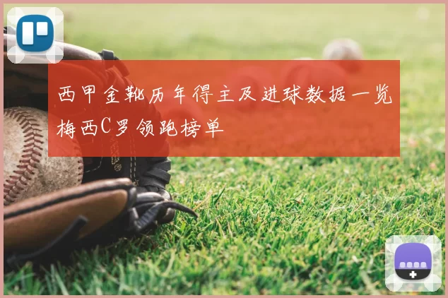 西甲金靴历年得主及进球数据一览梅西C罗领跑榜单
