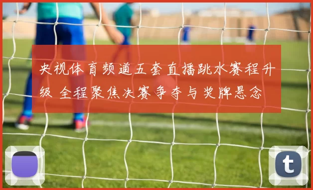央视体育频道五套直播跳水赛程升级 全程聚焦决赛争夺与奖牌悬念